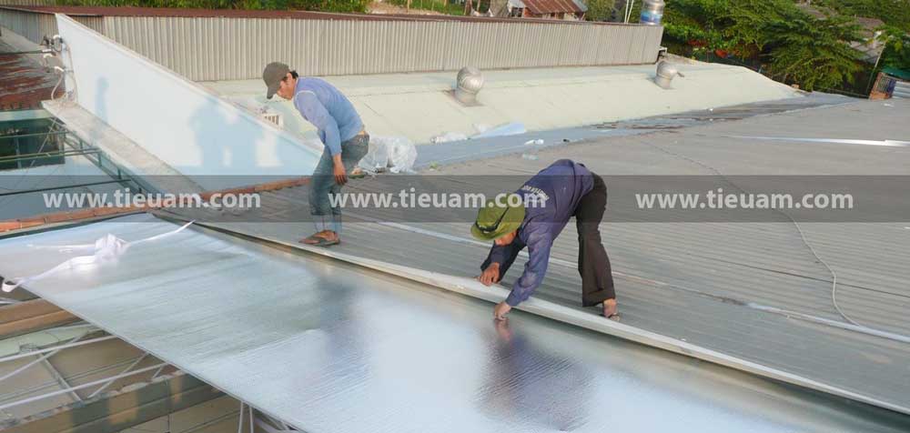 Vật liệu cách nhiệt chống nóng mái tôn, mái nhà hiệu quả