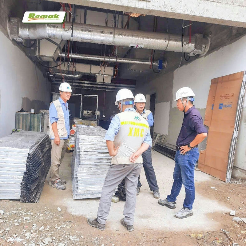 Bông khoáng phủ bạc 2 mặt của Remak cấp cho dự án nhà ga T2 Nội Bài