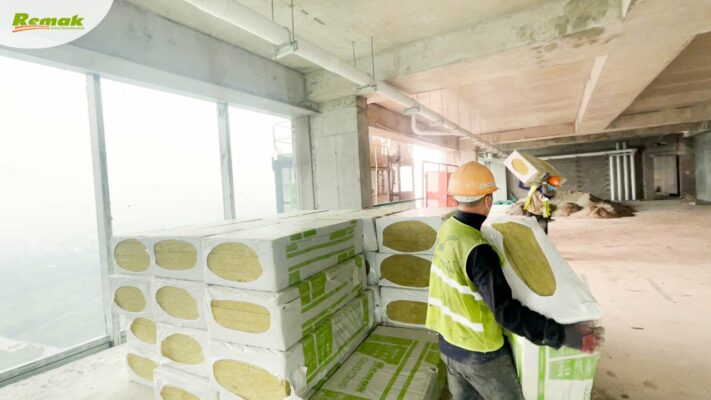 Bông khoáng Remak có mặt ở mọi công trình trên cả nước