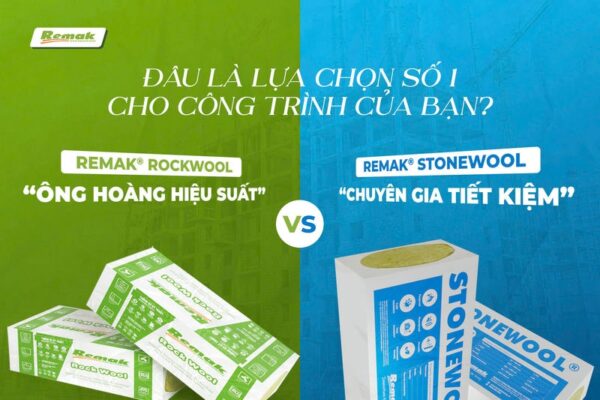 Bông khoáng REMAK® ROCKWOOL và REMAK® STONEWOOL, bạn đã chọn được sản phẩm phù hợp chưa?